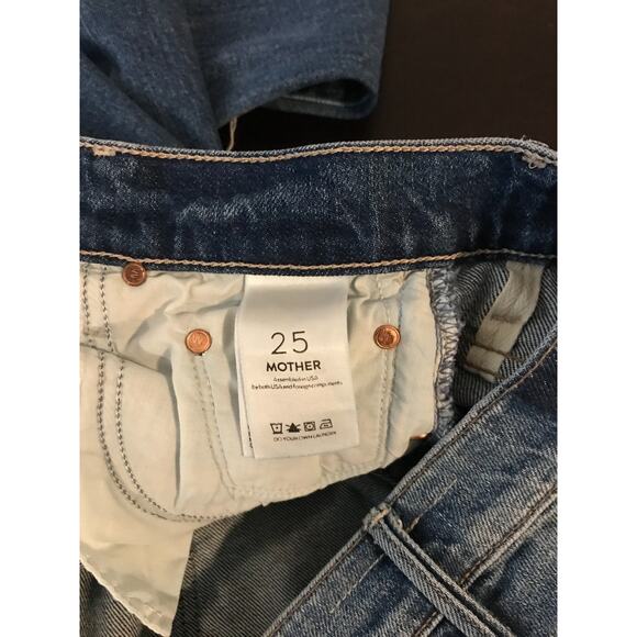 Mother Superior The Insider Crop Step Chew Better When Its Wrong Jeans - Size 25 - Picture 13 of 15